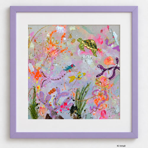 Fine Art Kunstprint " little magic oceanworld "