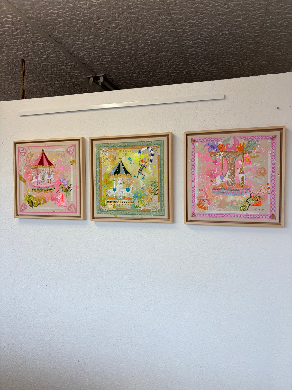 Originalkunstwerke „ a 💜💙🩷 carousel Story“