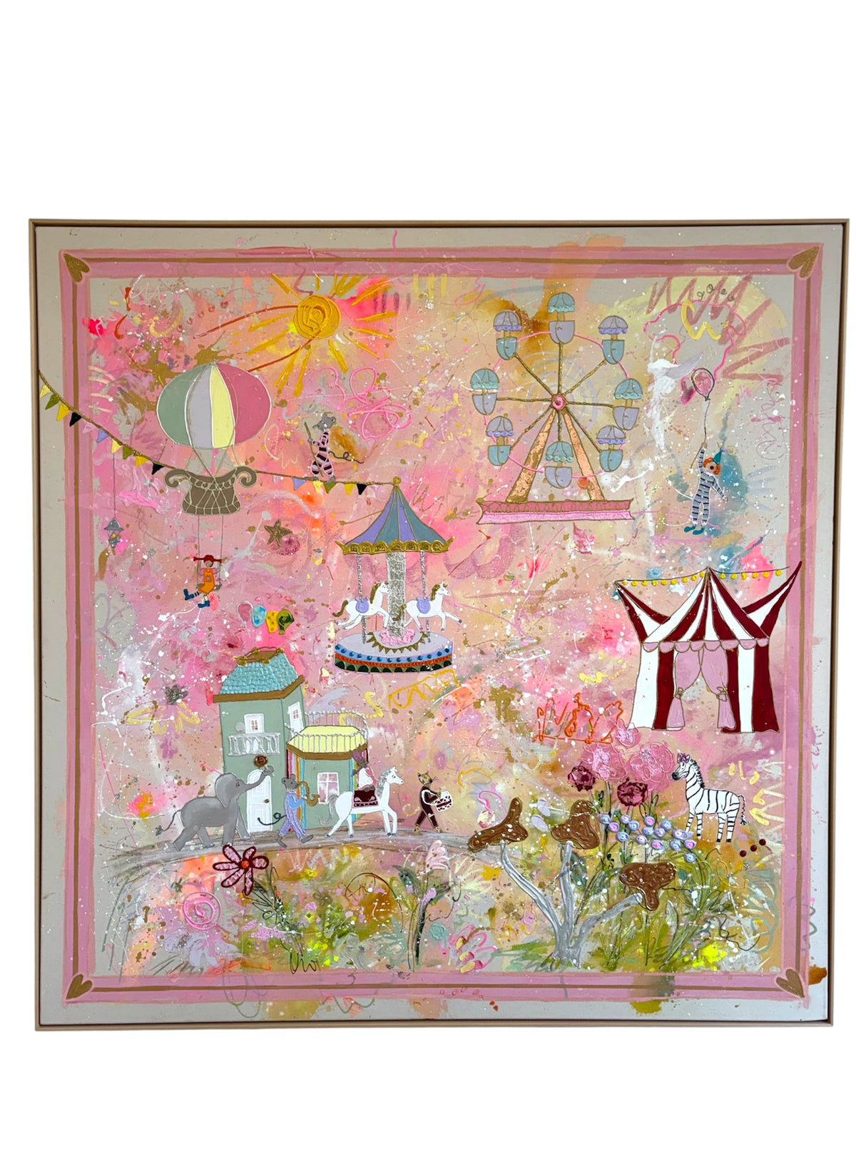 Originalkunstwerk "inner child in a fantasy daydream"