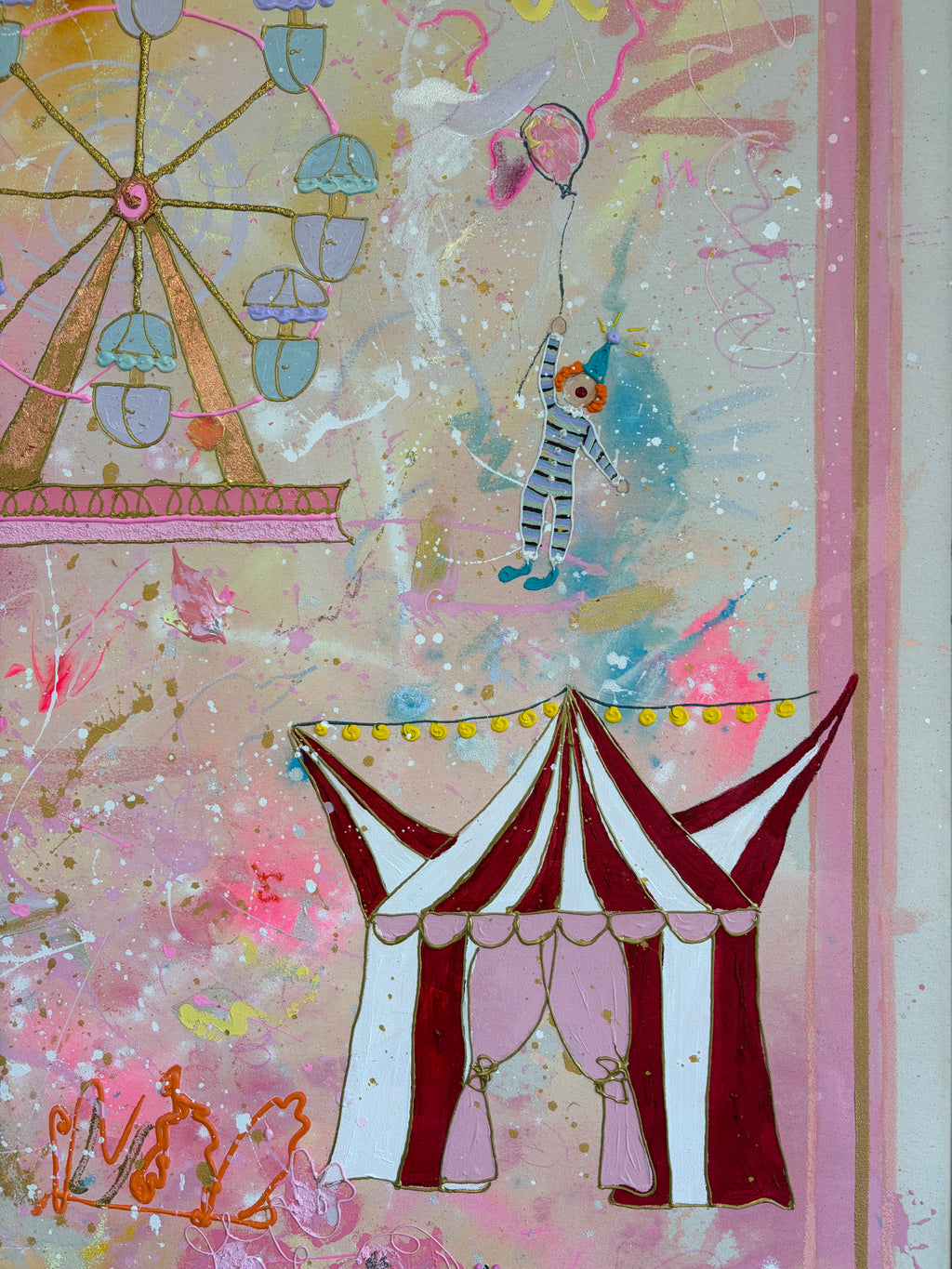 Originalkunstwerk "inner child in a fantasy daydream"