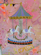 Originalkunstwerk "inner child in a fantasy daydream"