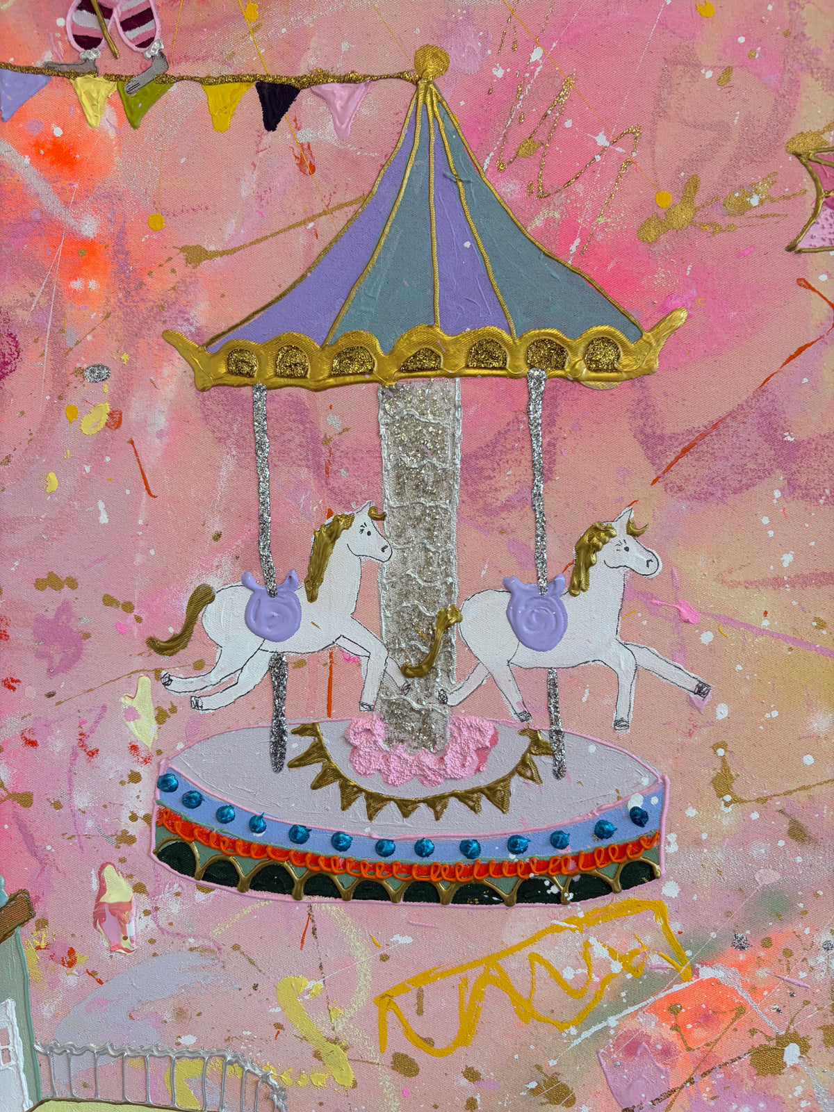 Originalkunstwerk "inner child in a fantasy daydream"