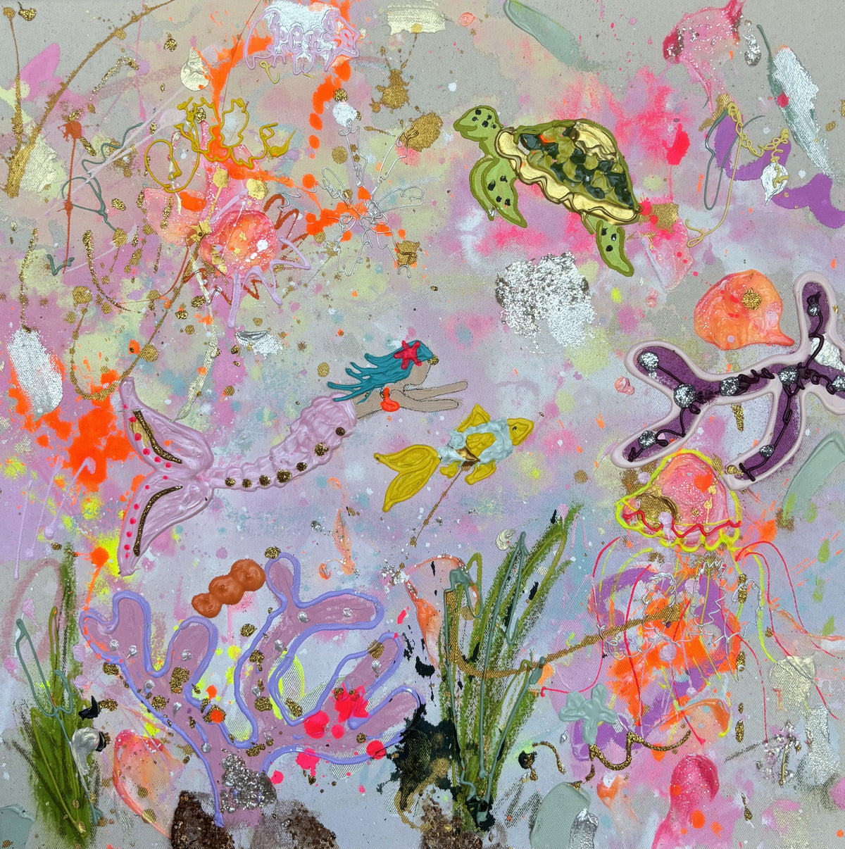 Fine Art Kunstprint " little magic oceanworld "