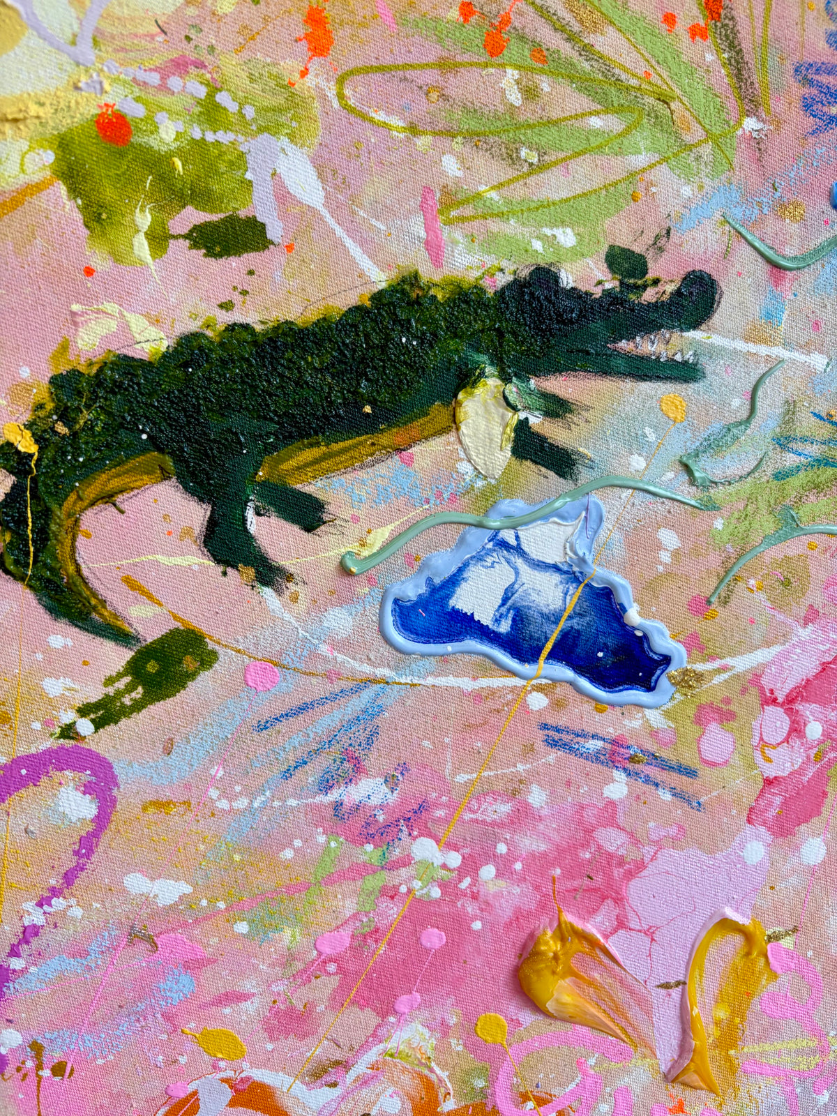 Originalkunstwerk "Golden Safari Stories"