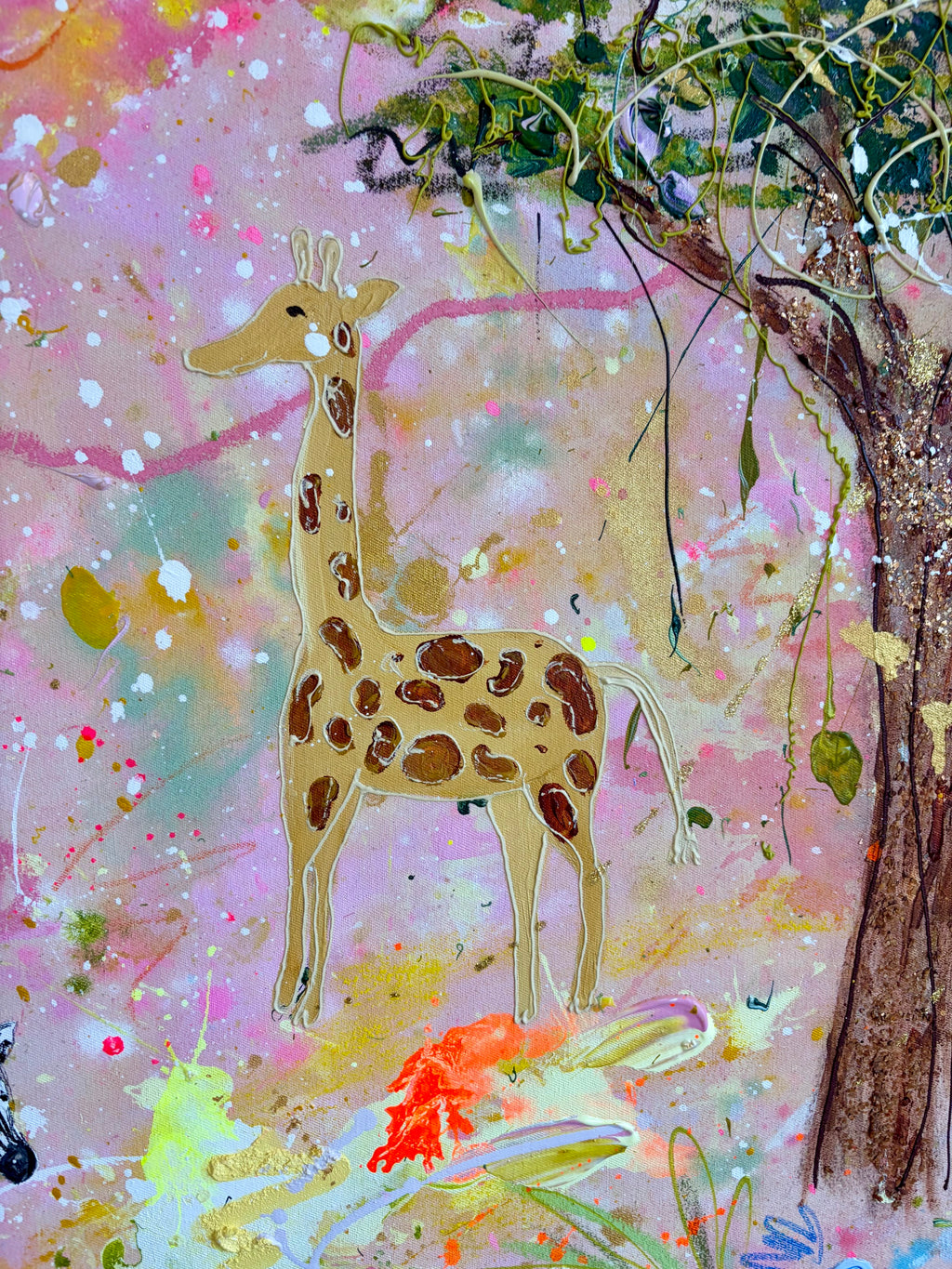 Originalkunstwerk "Golden Safari Stories"