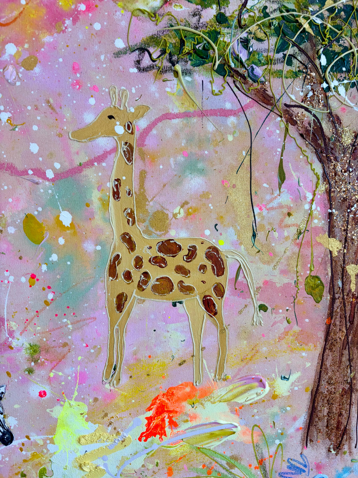 Originalkunstwerk "Golden Safari Stories"