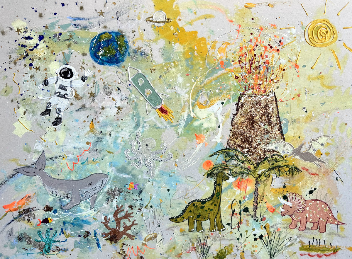 Special Fine Art Kunstprint " a story through space and time " LIMITED