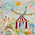 Fine Art Kunstprint " a mini circus adventure story "