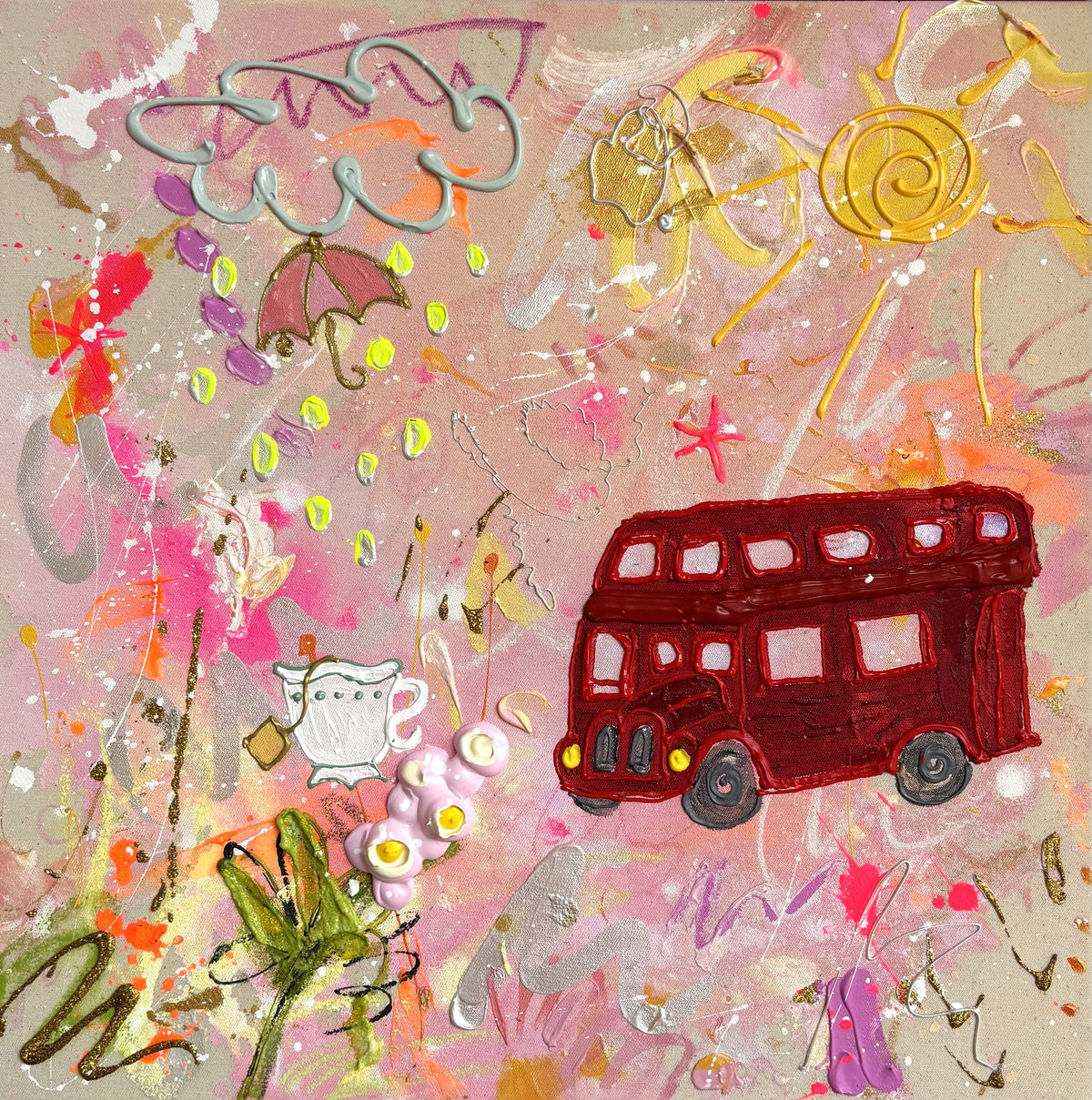 Fine Art Kunstprint " mini London Story I "