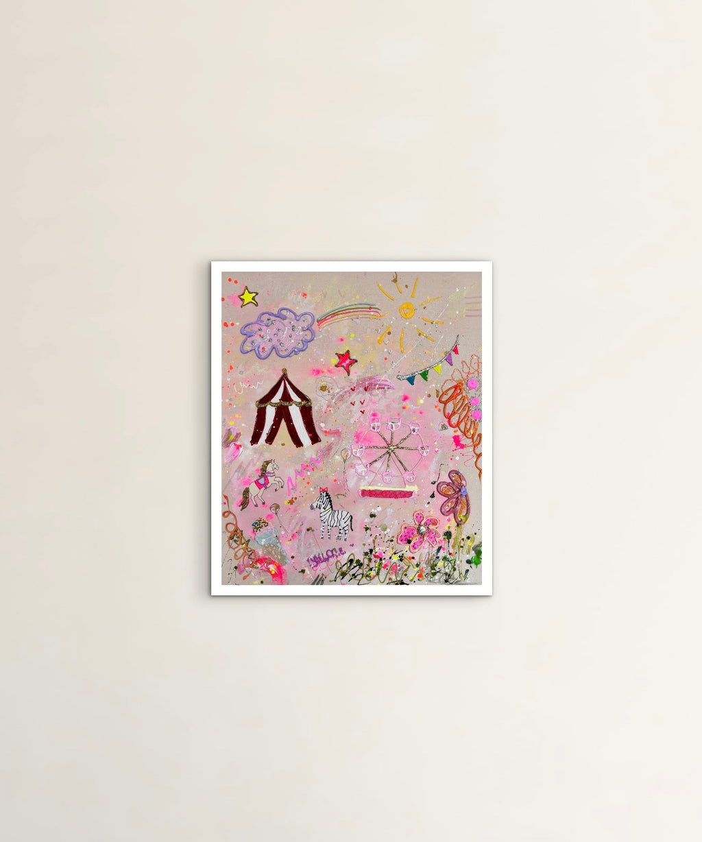 Fine Art Kunstprint "Mini Funfair I"