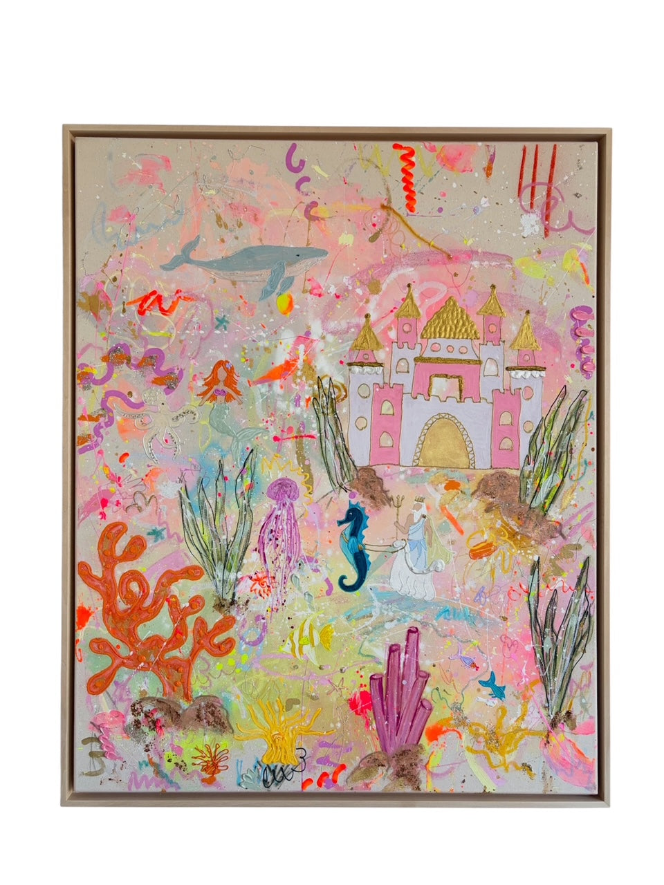 Originalkunstwerk " an underwater fairytale "