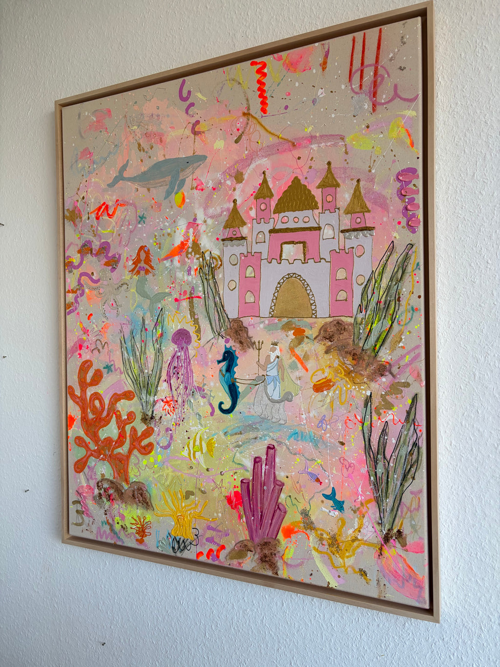 Originalkunstwerk " an underwater fairytale "