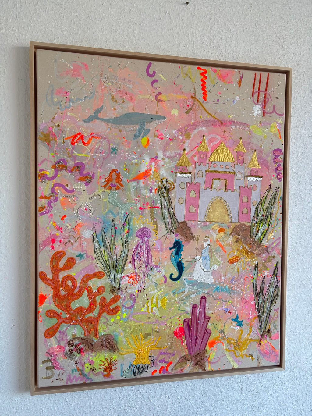 Originalkunstwerk " an underwater fairytale "
