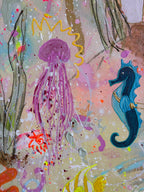 Originalkunstwerk " an underwater fairytale "