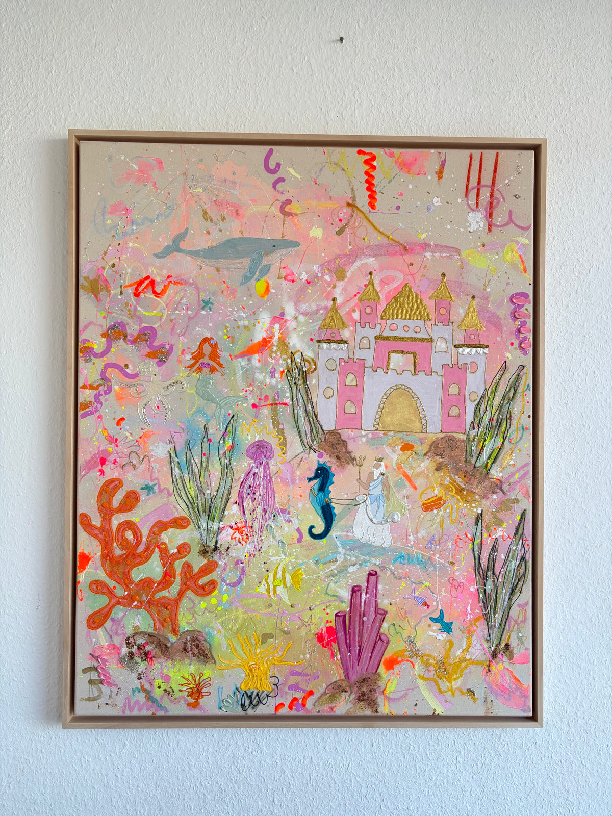 Originalkunstwerk " an underwater fairytale "
